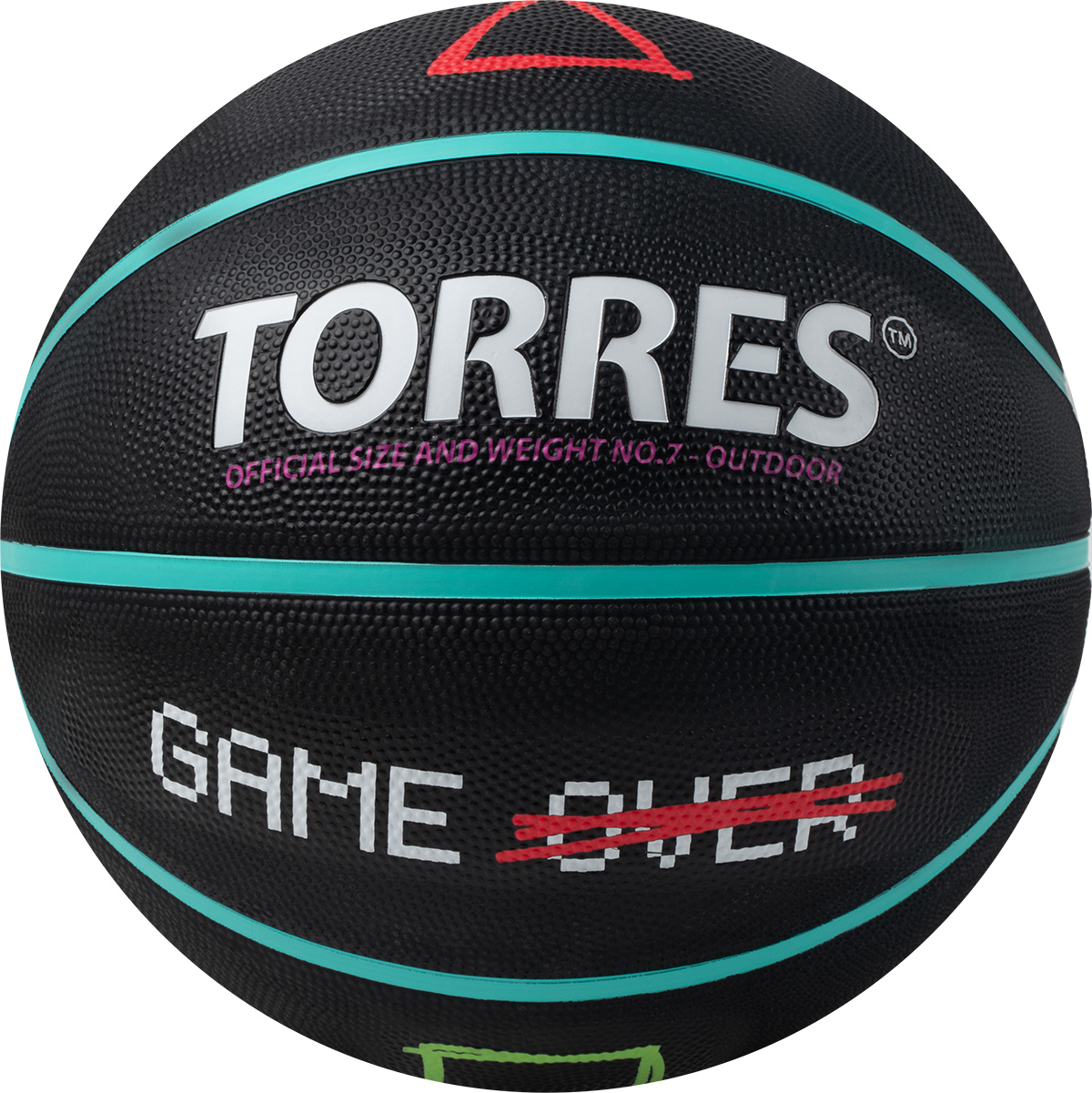 Мяч баскетбольный TORRES Game Over B023117, размер 7 - купить по выгодной  цене | deporte-shop.ru- интернет-магазин спортивных товаров