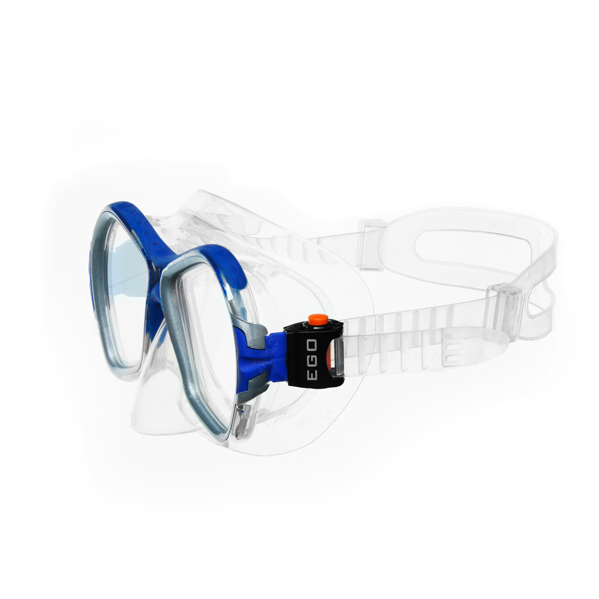 Маска для плавания SALVAS Phoenix Mask, профессиональная, размер взрослый, Цвет Синий