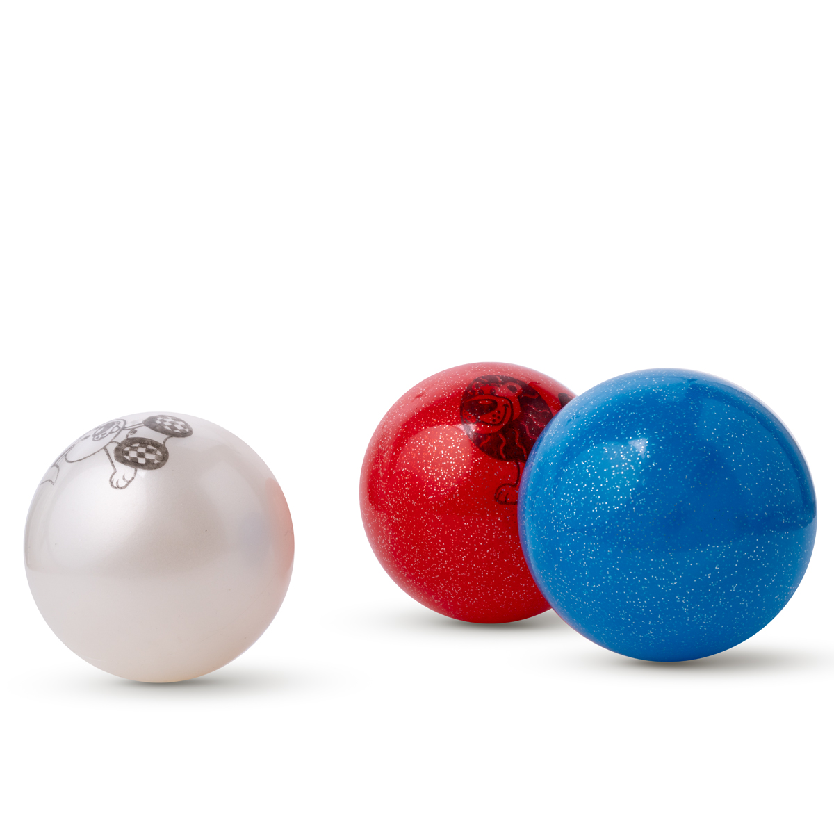 Набор детских мячей, диаметр 10 см, в комплекте 3 шт