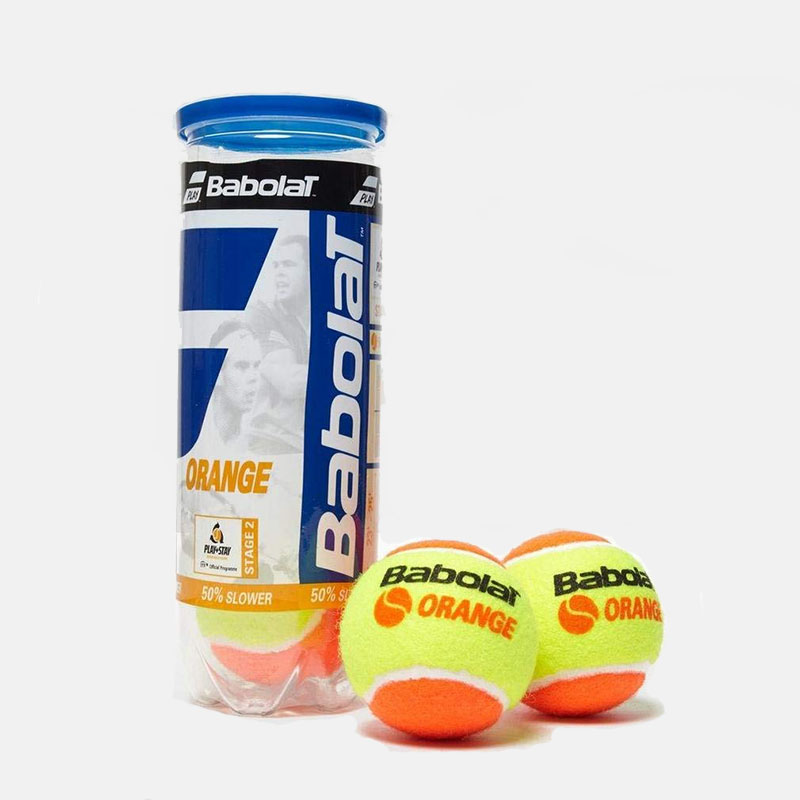 Мяч для большого тенниса BABOLAT Orange 501035, упаковка 3 мяча, детский