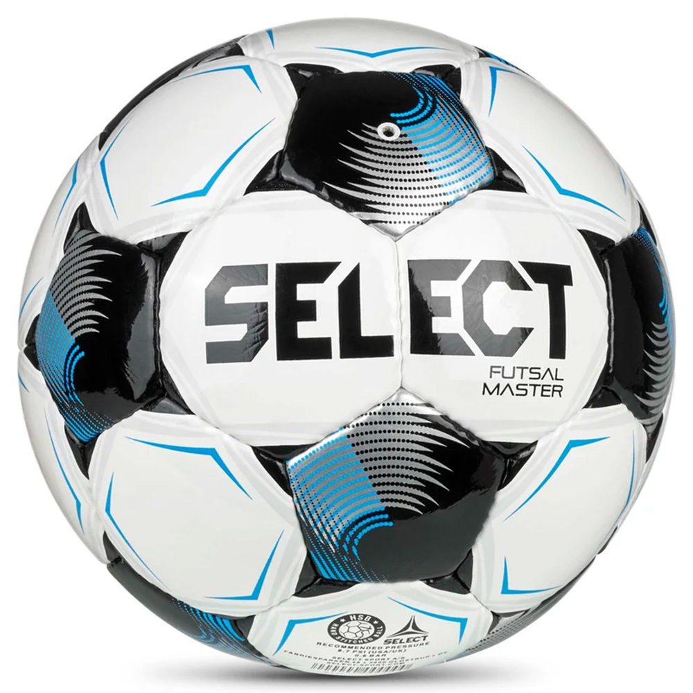 Мяч футзальный SELECT Futsal Master V26, FIFA Basic, Цвет Белый/Синий/Черный
