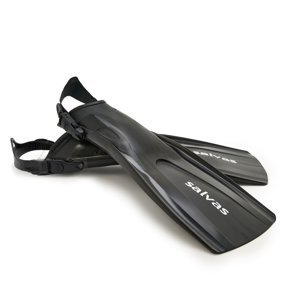 Ласты для плавания SALVAS Hazard Plus Fin, Размер l-xl, Цвет Черный