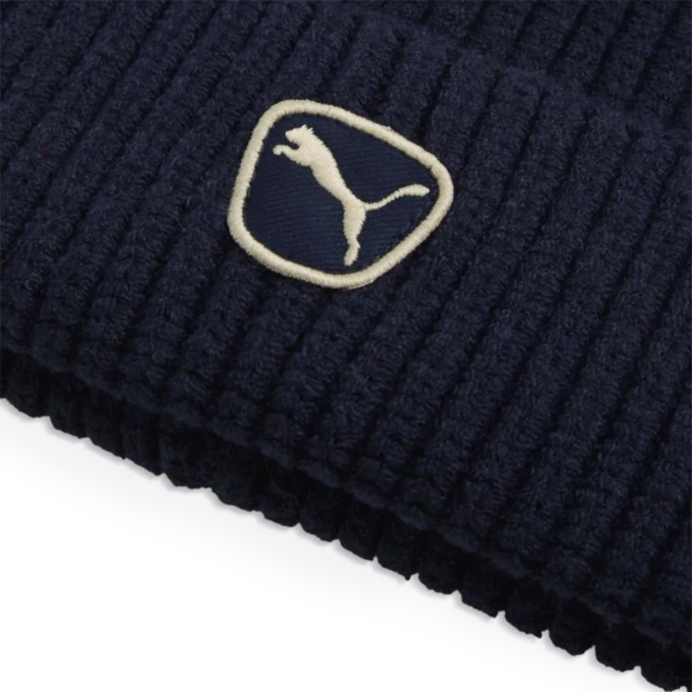Шапка PUMA Cat Patch Mid Crown Beanie, Цвет Темно-синий