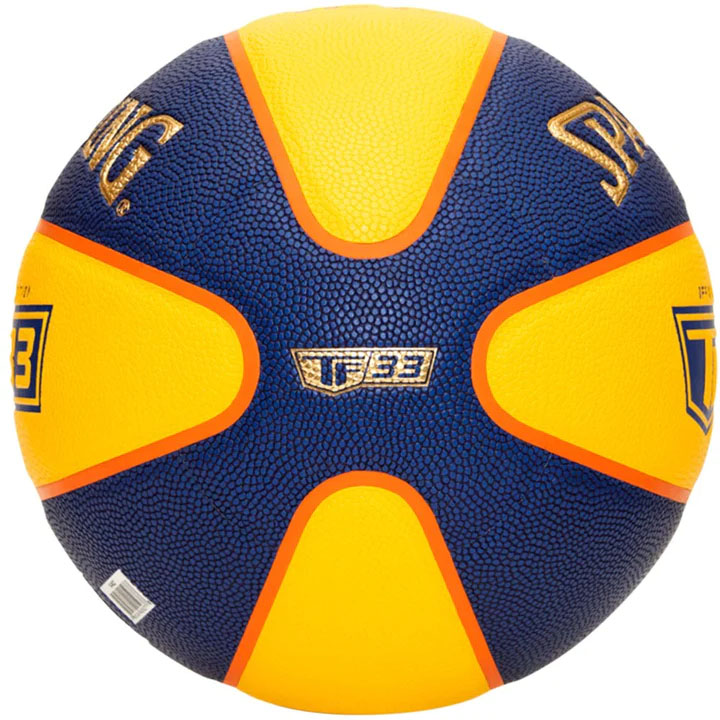 Мяч баскетбольный Spalding TF-33 Gold 3*3 Indoor/Outdoor, размер 6, FIBA Approved