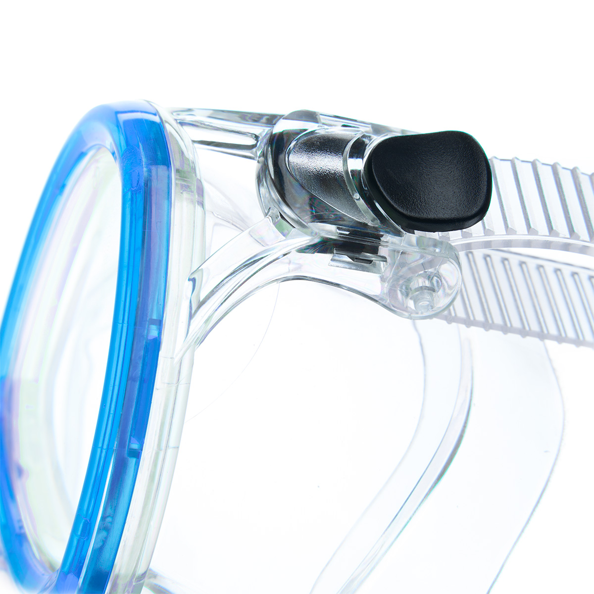 Маска для плавания SALVAS Change Mask, размер взрослый, Цвет Синий