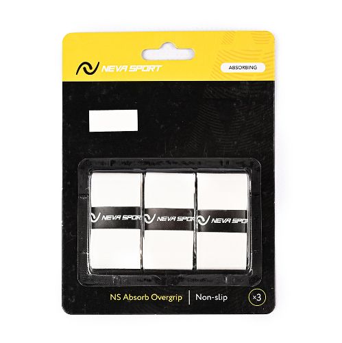 Овергрип NEVA SPORT, упаковка 3шт, Цвет Белый