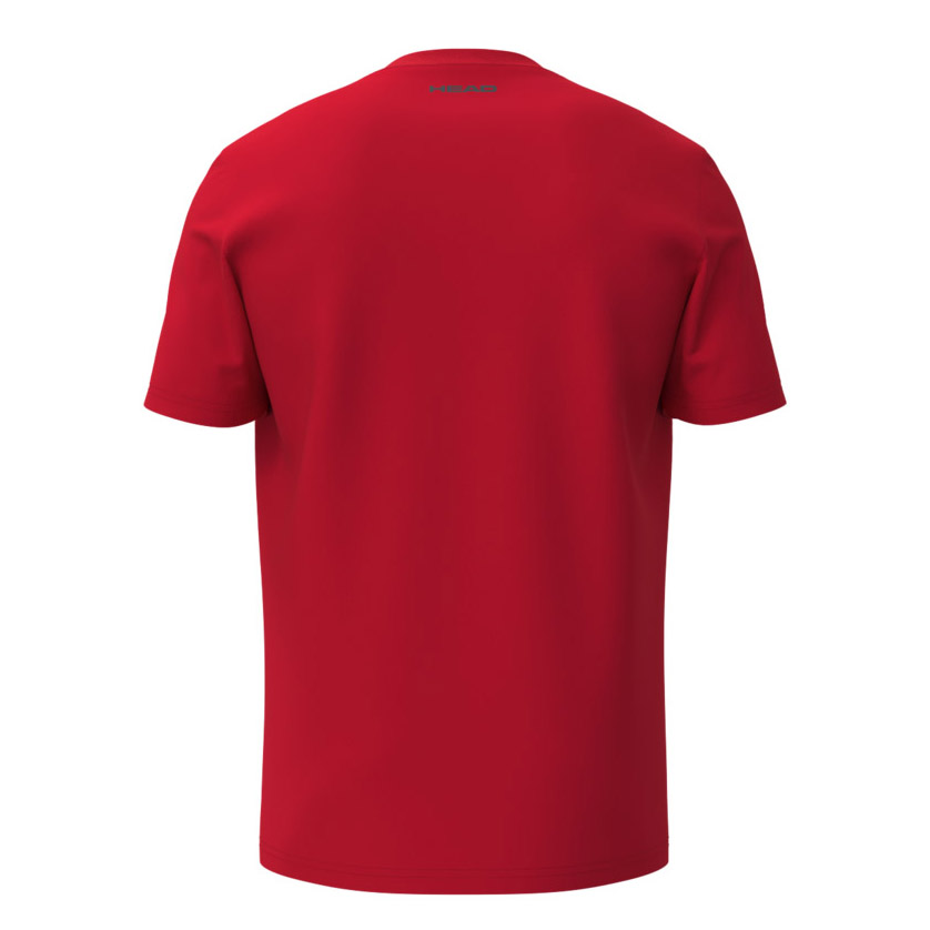 Футболка мужская HEAD Club Original T-Shirt M, Размер l, Цвет Красный