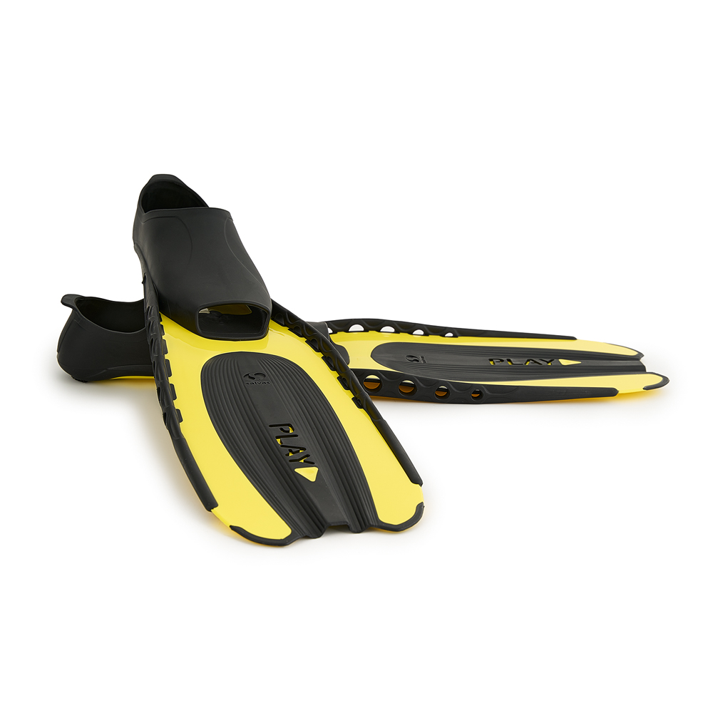 Ласты для плавания SALVAS Play Fin, Размер 36-37, Цвет Желтый