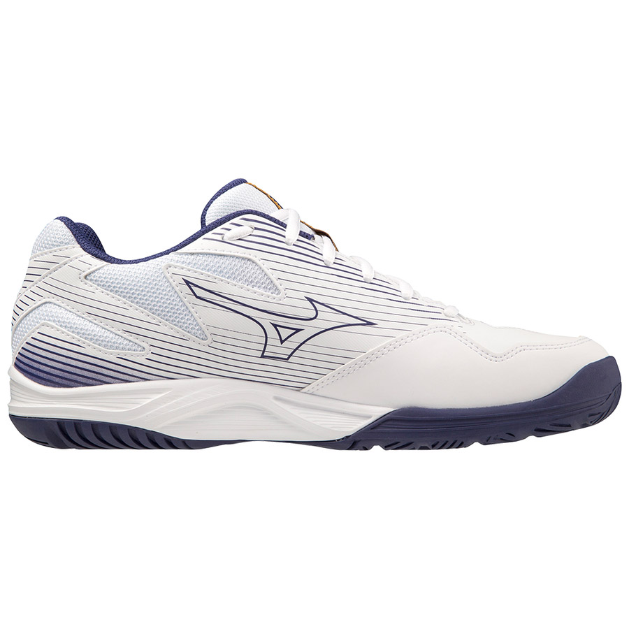 Кроссовки волейбольные MIZUNO Cyclone Speed 4, мужские, Размер 37.5, Цвет Бело-синий