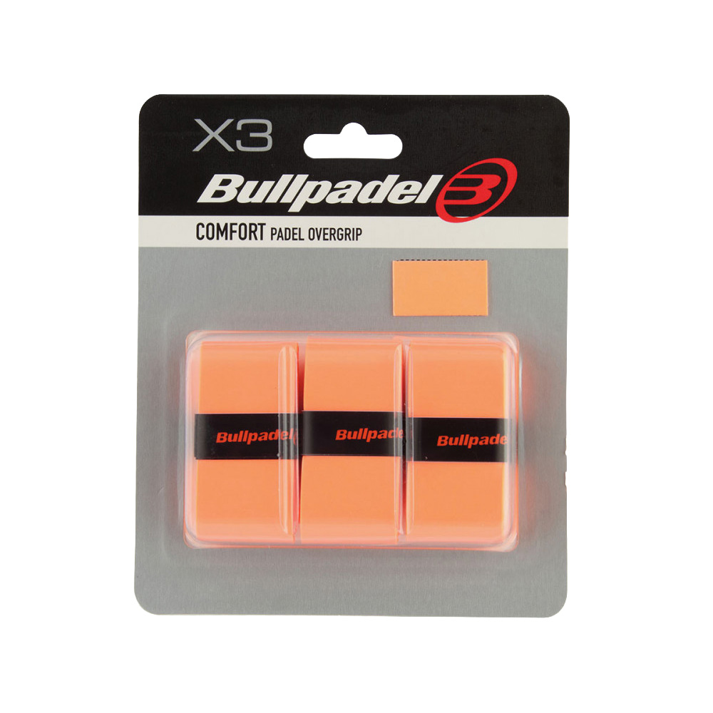 Овергрип BULLPADEL, в упаковке 3шт, Цвет Оранжевый