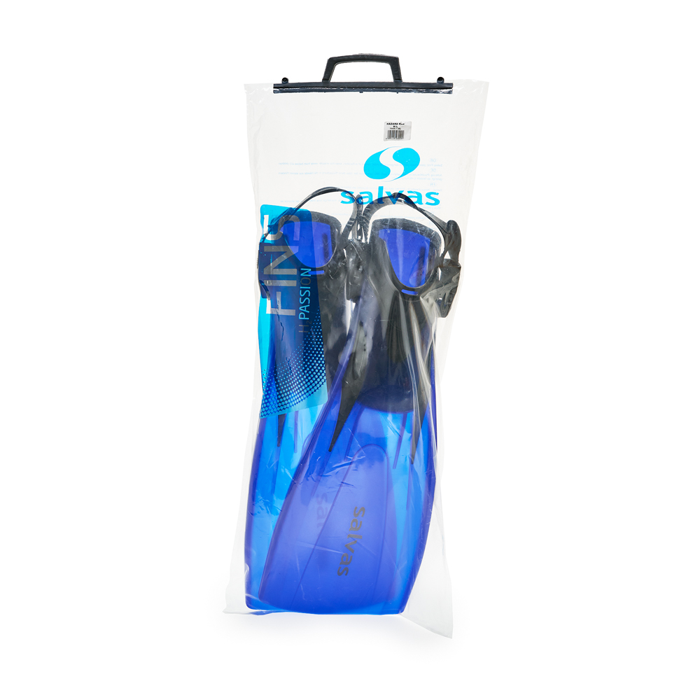 Ласты для плавания SALVAS Hazard Plus Fin, Размер l-xl, Цвет Синий