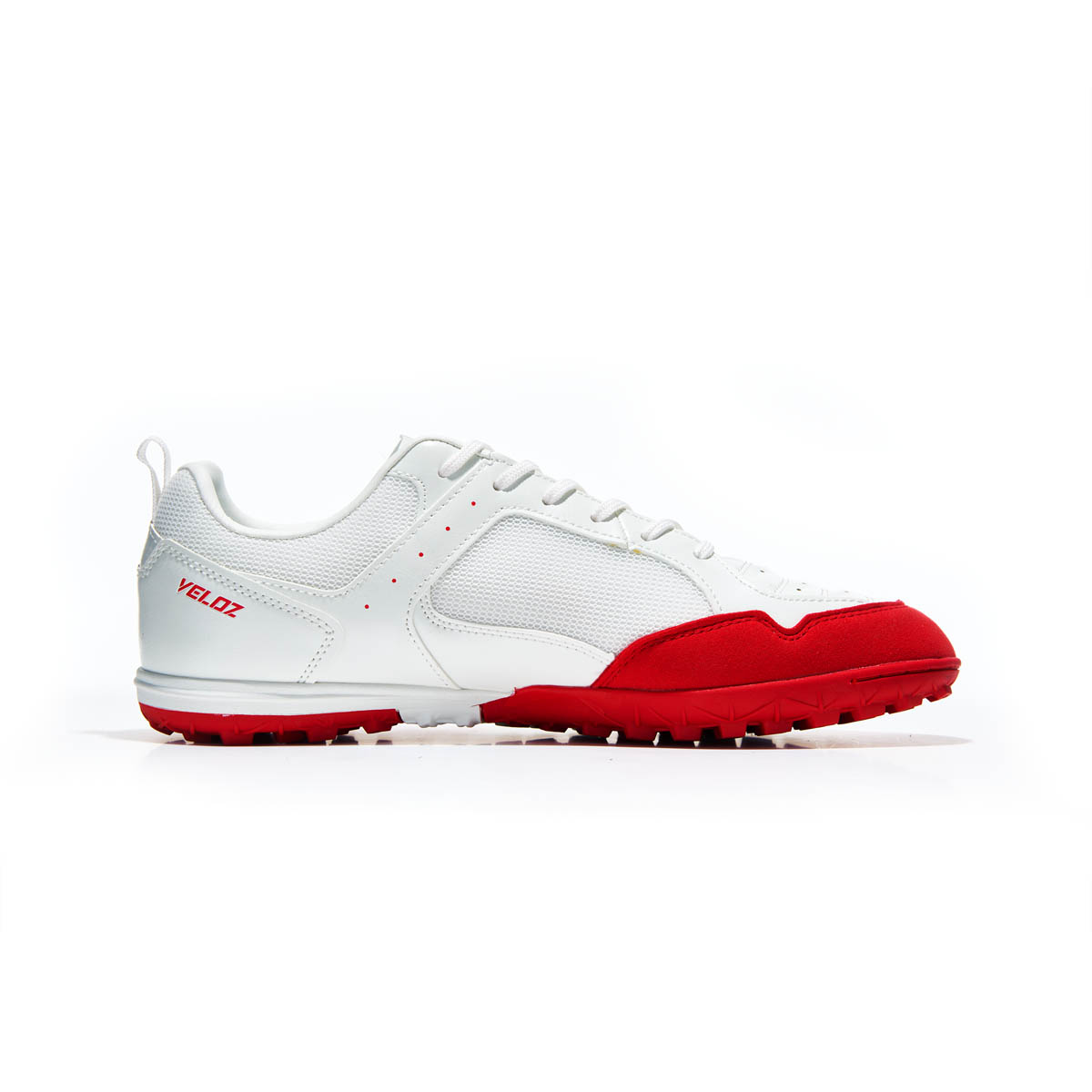 Бутсы футбольные (многошиповки) TORRES VELOZ, Размер 38, Цвет Белый/Красный