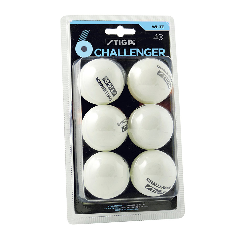 Мяч для настольного тенниса Stiga Challenger, упак. 6 шт