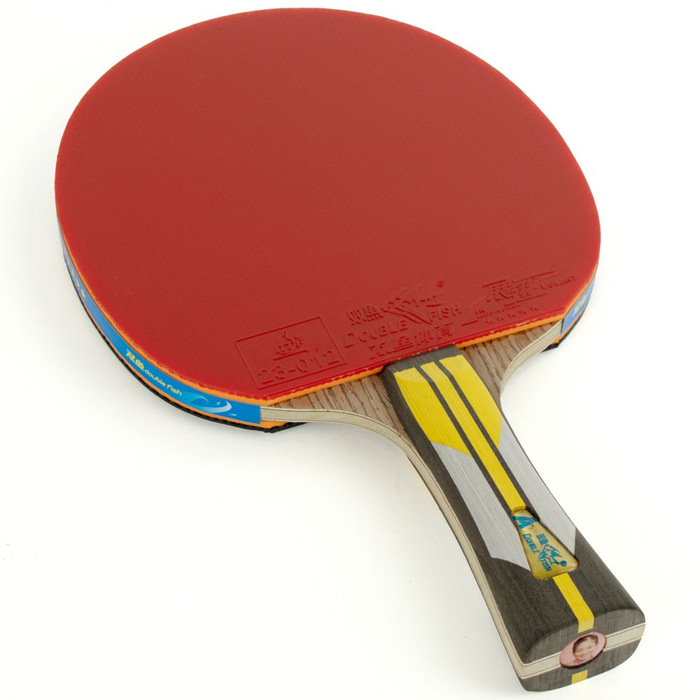 Ракетка для настольного тенниса DOUBLE FISH 6A+C, профессиональная, ITTF Approved, + 2 мяча