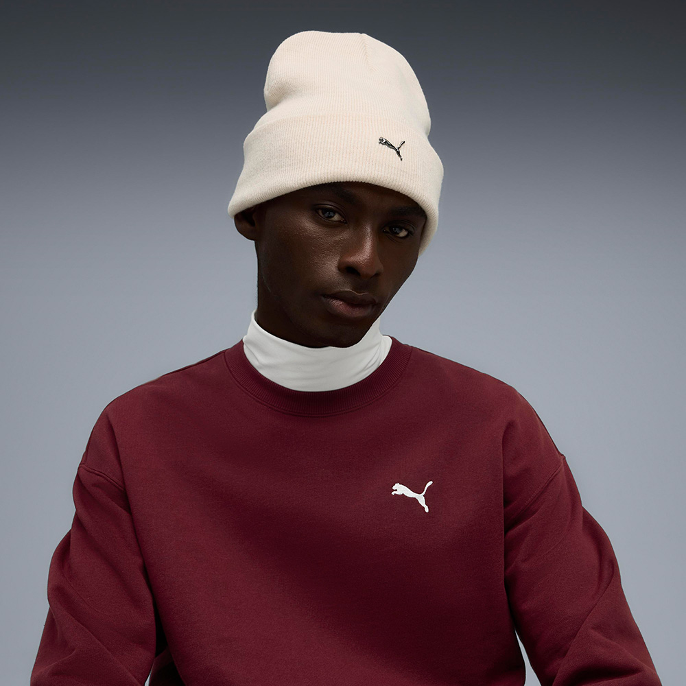 Шапка PUMA Metal Cat HighCrownBeanie, Цвет Молочный