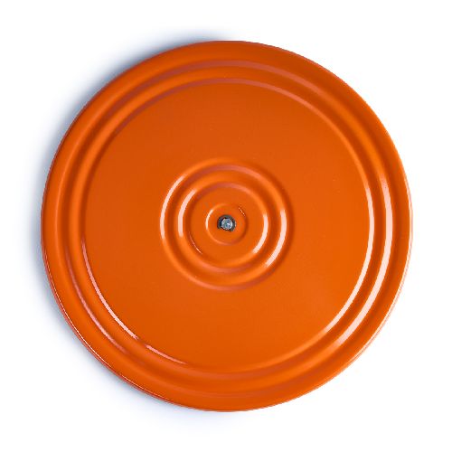 Диск здоровья 2-х цветный, металлический, диаметр 28 см, Цвет Оранжевый