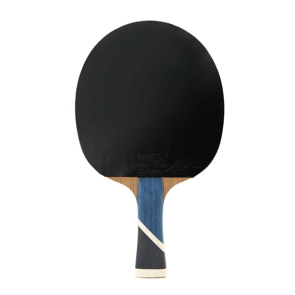 Ракетка для настольного тенниса DOUBLE FISH 5A+C, профессиональная, ITTF Approved, + 2 мяча