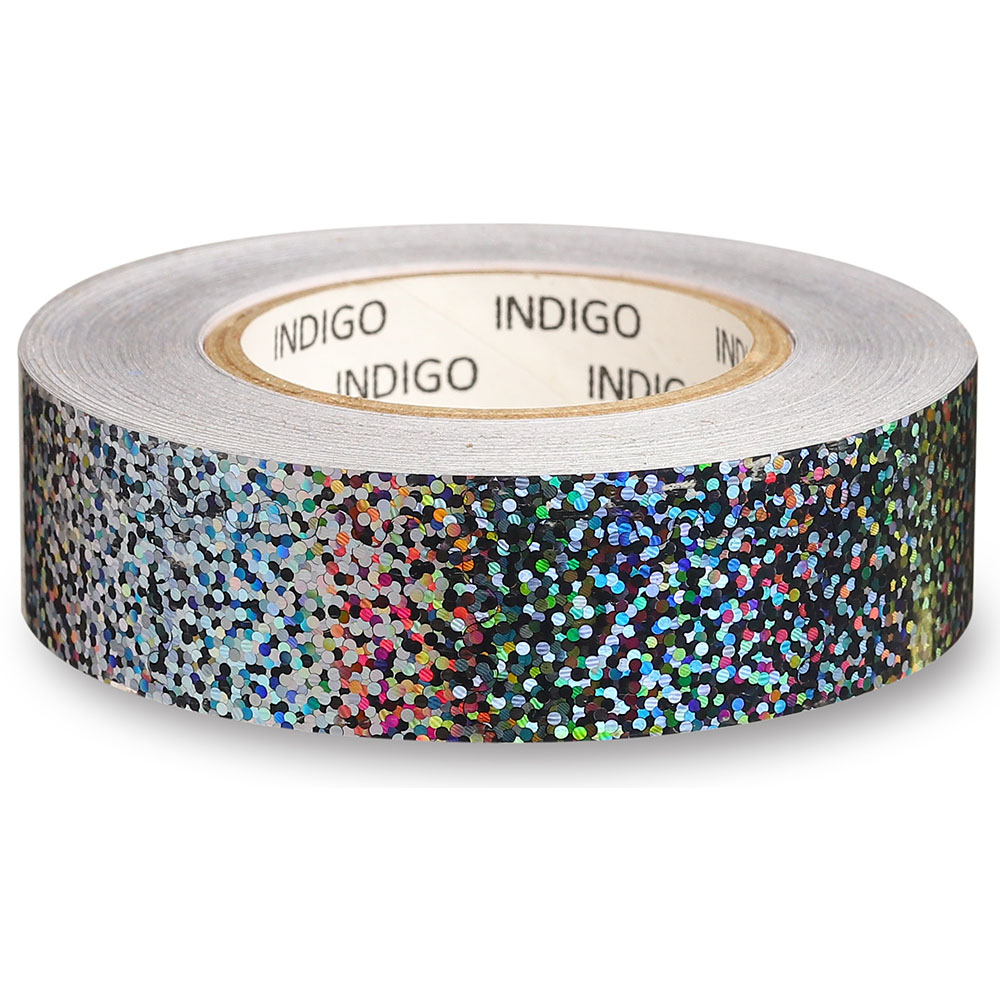 Обмотка для гимнастического обруча INDIGO Crystal, Цвет Серебристый металлик