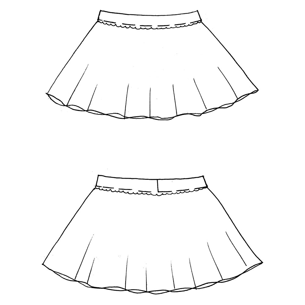 Юбочка гимнастическая Indigo SM-079