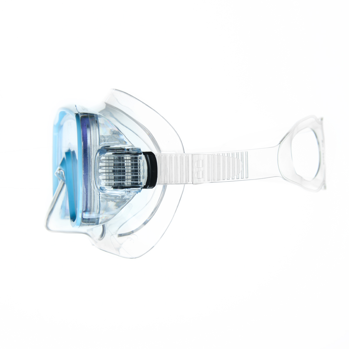 Маска для плавания SALVAS Domino Jr Mask, размер детский, Размер junior, Цвет Голубой