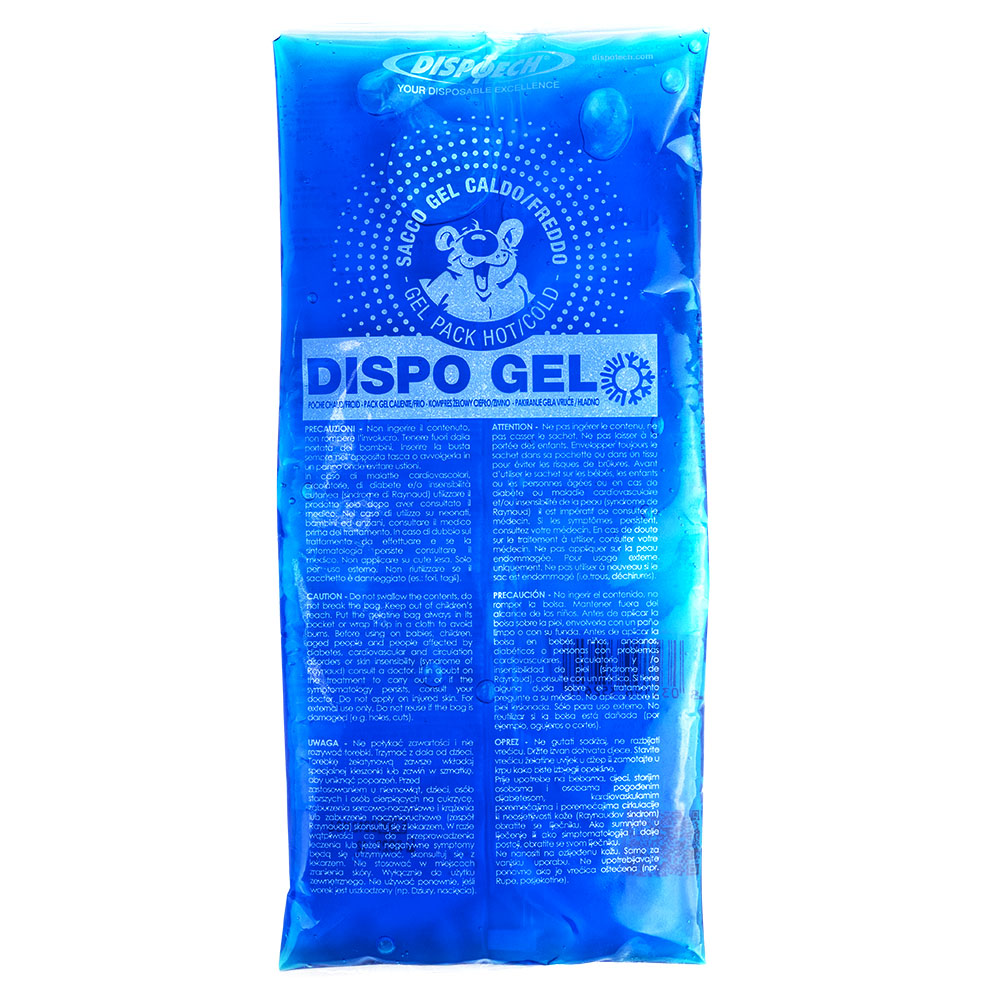 Многоразовый гелевый пакет для нагрева / охлаждения DISPO GEL, Размер 11*26 см