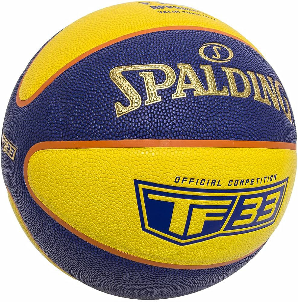 Мяч баскетбольный Spalding TF-33 Gold 3*3 Indoor/Outdoor, размер 6, FIBA Approved