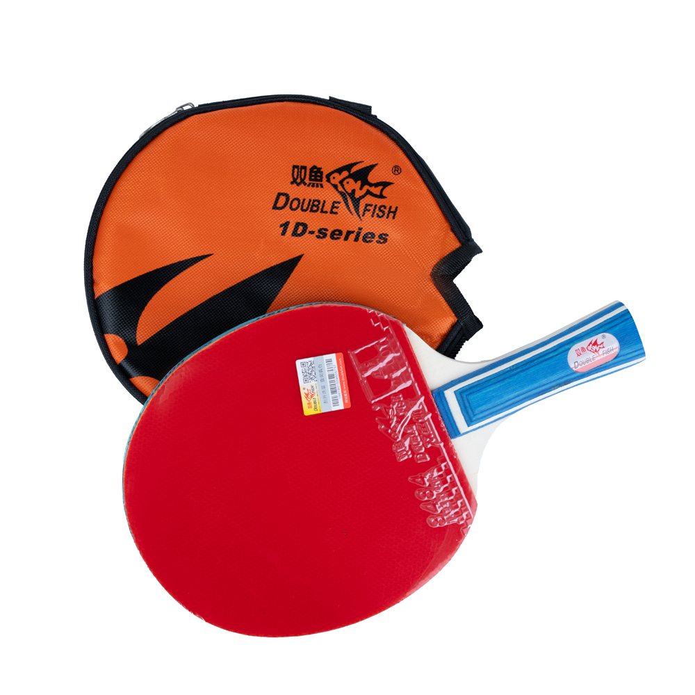 Ракетка для настольного тенниса DOUBLE FISH 1D-C, с чехлом