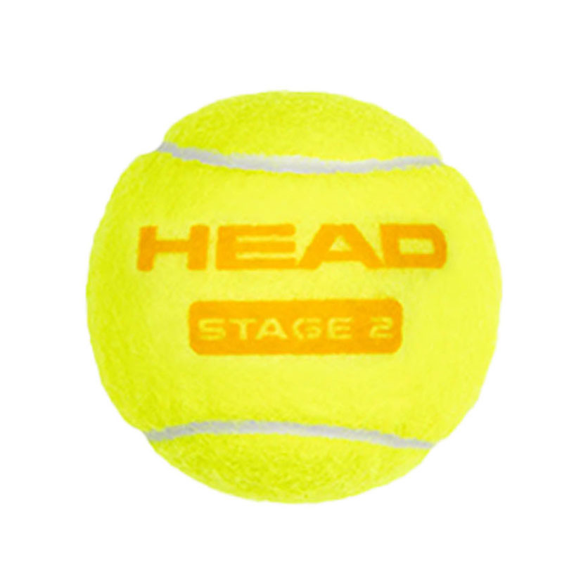 Мячи для большого тенниса HEAD Stage 2 Orange, детские, 8-10 лет, упаковка 3 мяча
