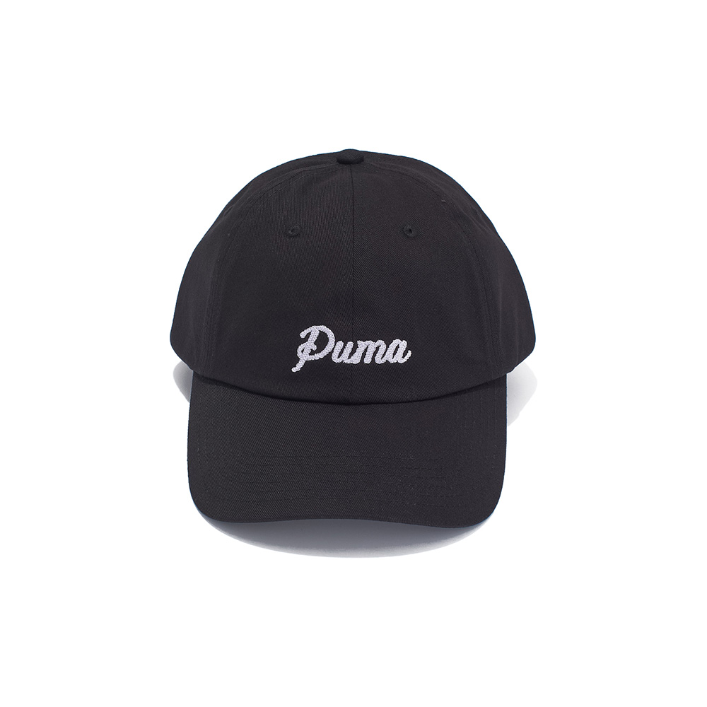 Бейсболка PUMA ESS Script Logo Dad Cap, Цвет Черный