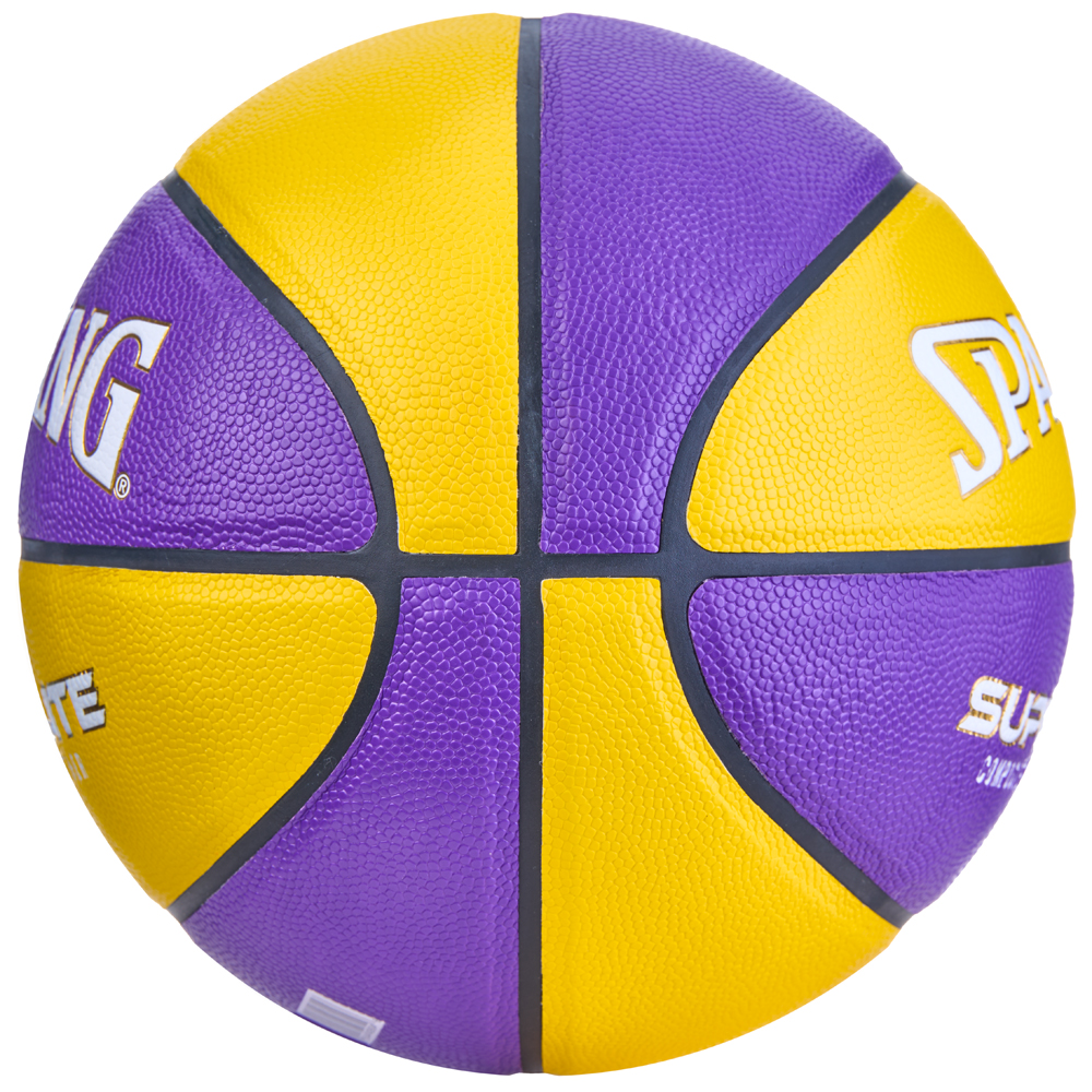 Мяч баскетбольный Spalding Super Flite, Цвет Желто-фиолетовый