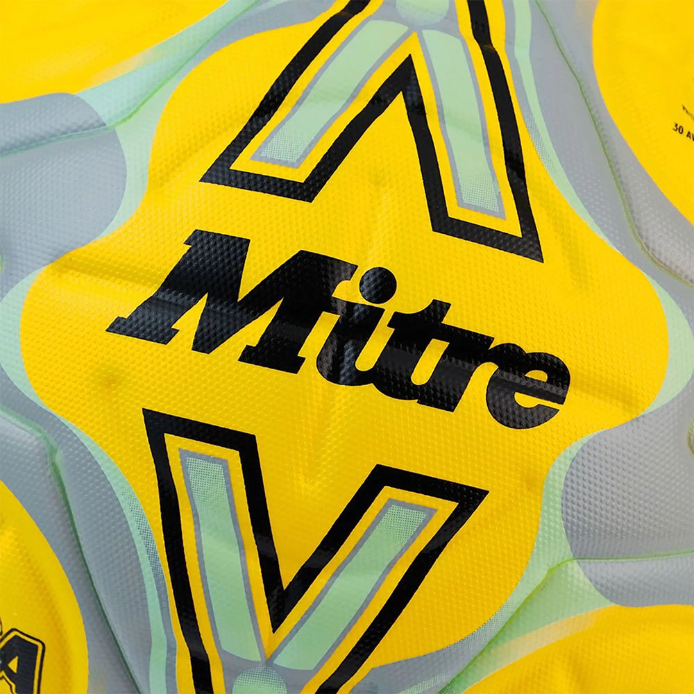 Мяч футбольный Mitre Delta One 24, размер 5, FIFA Quality, Цвет Желтый