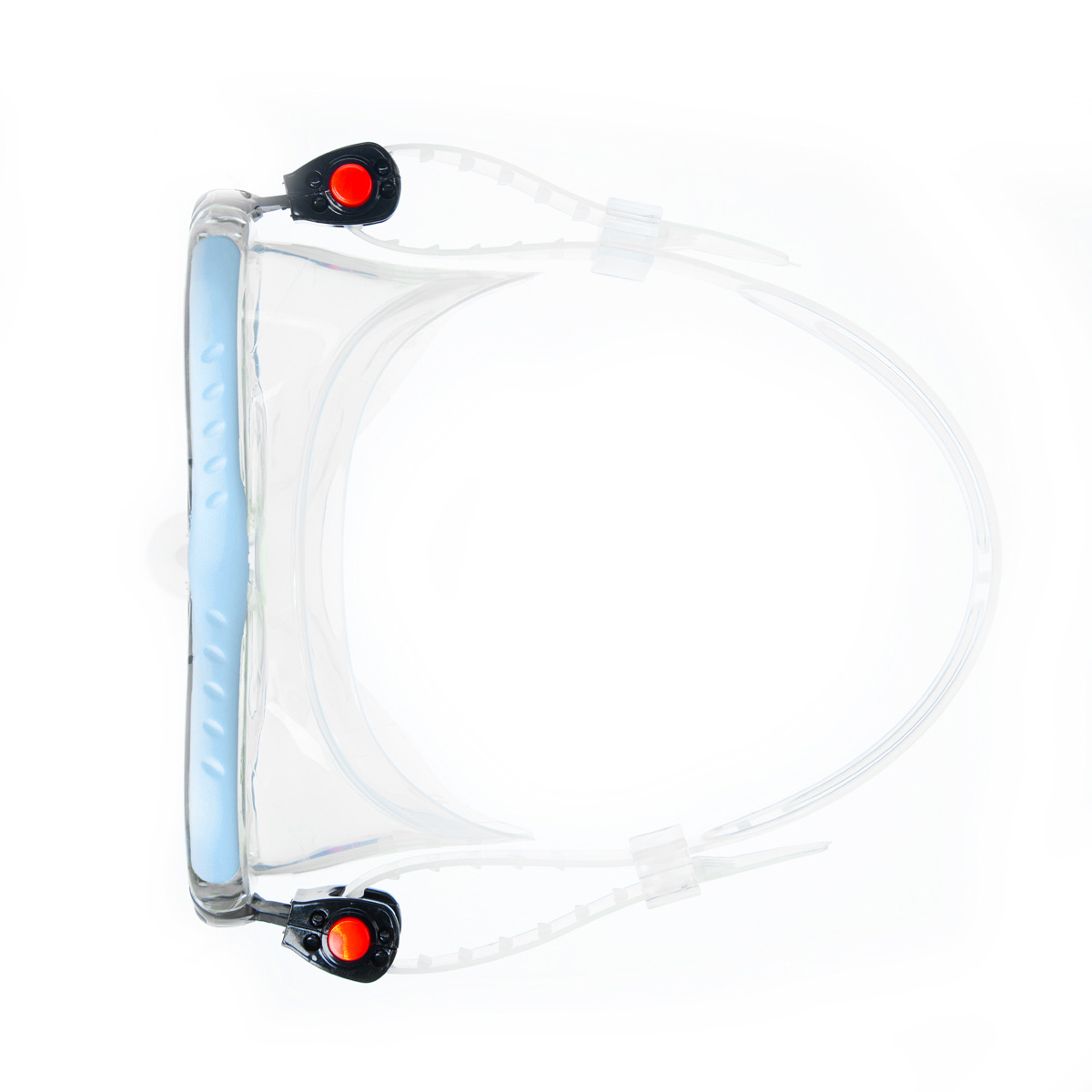 Маска для плавания SALVAS Phoenix Mask, профессиональная, размер взрослый, Цвет Голубой