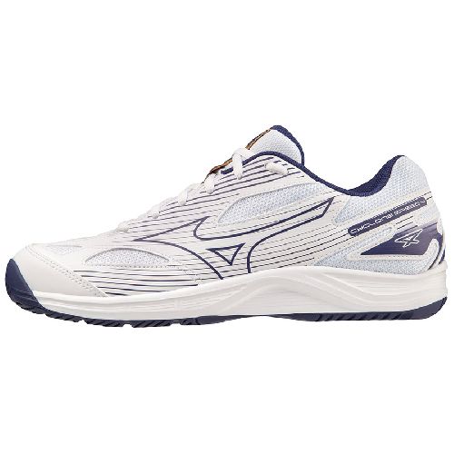 Кроссовки волейбольные MIZUNO Cyclone Speed 4, мужские, Размер 37.5, Цвет Бело-синий