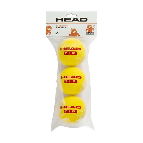 Мячи для большого тенниса HEAD Sage 3 Red Foam, детские, 5-8 лет, упаковка 3 мяча