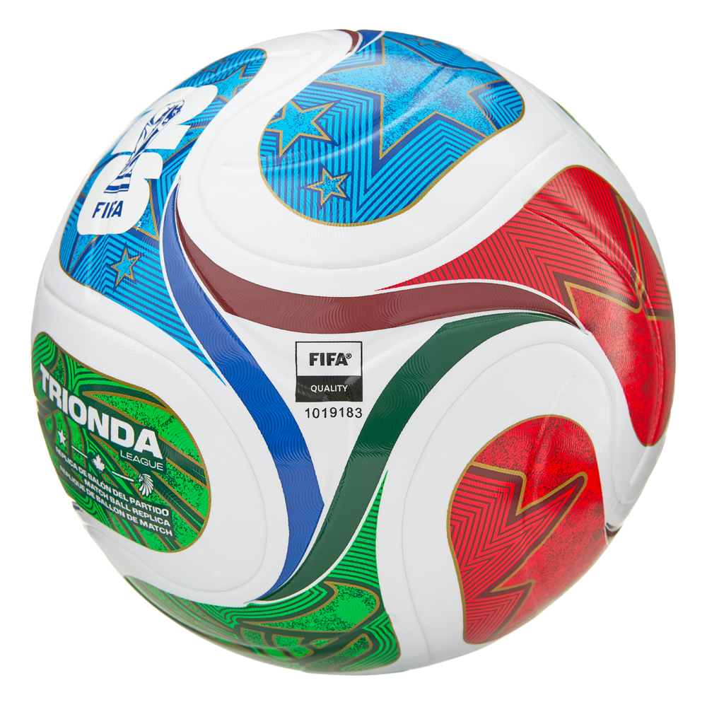 Мяч футбольный ADIDAS WC26 Trionda League BOX JD8045, размер 5, FIFA Quality, Размер 5
