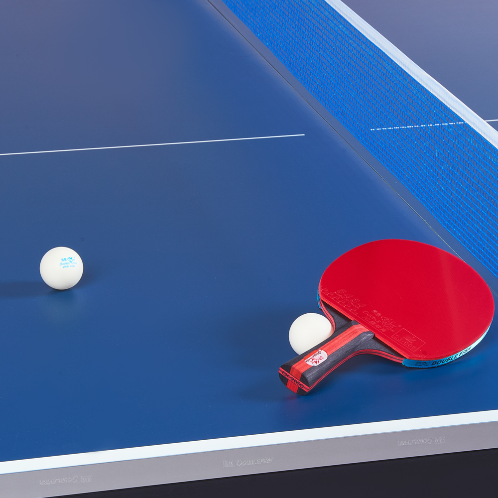 Стол для настольного тенниса DOUBLE FISH 203M-1, Indoor для закрытых помещений, синий