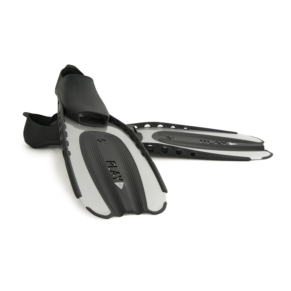 Ласты для плавания SALVAS Play Fin, Размер 40-41, Цвет Серый