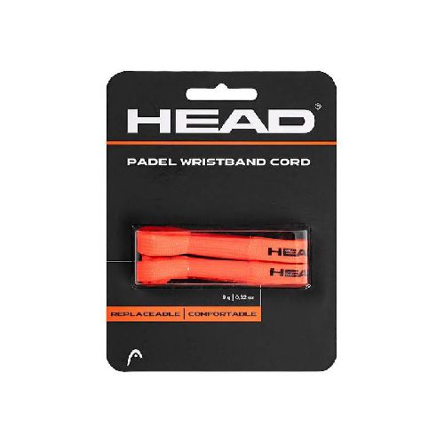 Шнурок для падел-ракетки Head Replaceable Padel Cord, в упаковке 2шт., Цвет Оранжевый