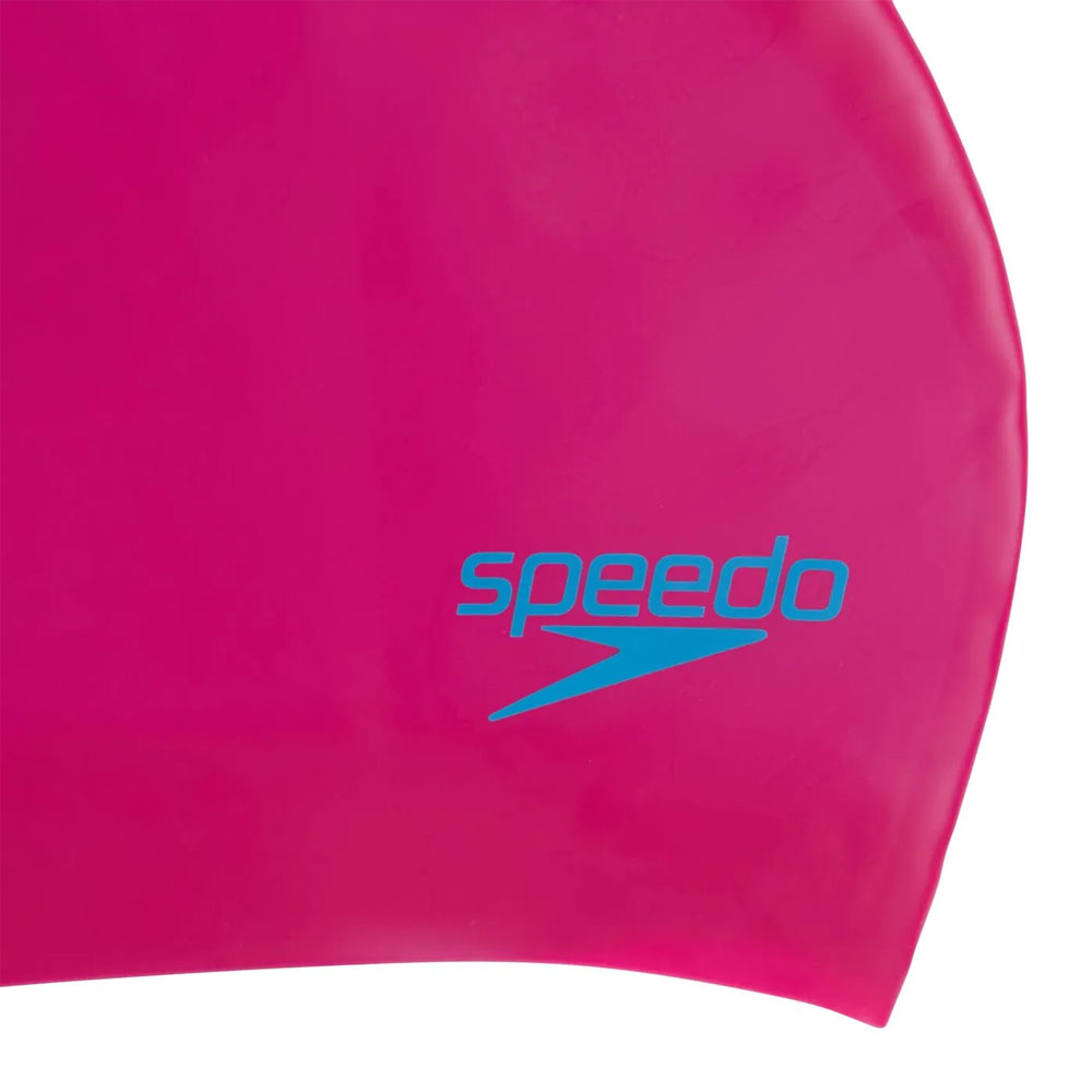 Шапочка для плавания SPEEDO Long Hair Pace Cap Jr, детская, Цвет Фуксия