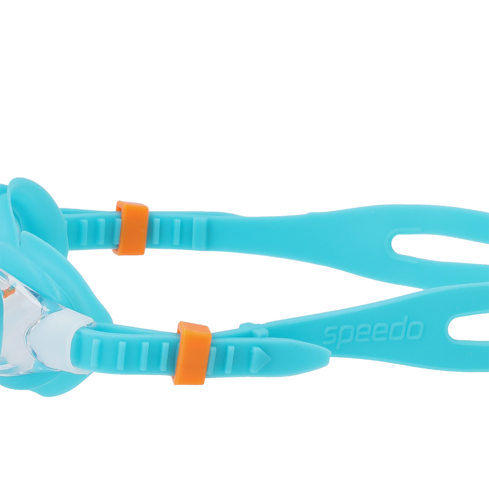 Очки для плавания SPEEDO SKOOGLES Jr, для детей 6-14 лет, Цвет очков/линз Голубой/Прозрачный