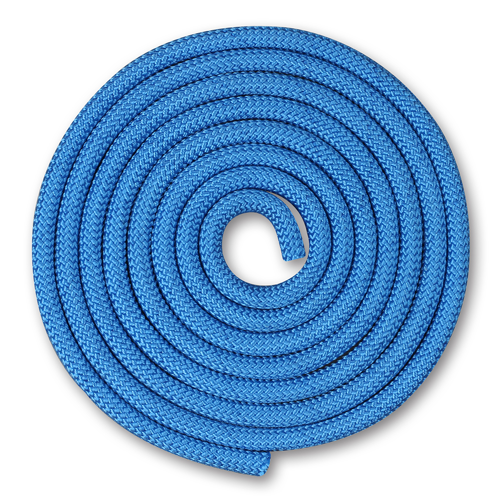 Скакалка гимнастическая INDIGO, длина 2,5м, Цвет Синий