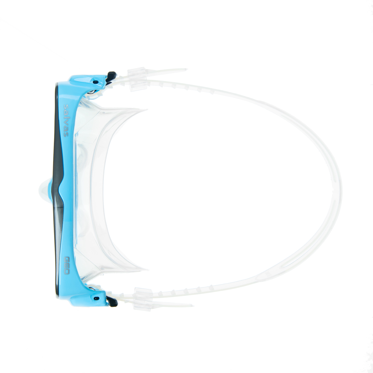 Маска для плавания SALVAS Geo Md Mask, размер Medium, Размер medium, Цвет Голубой