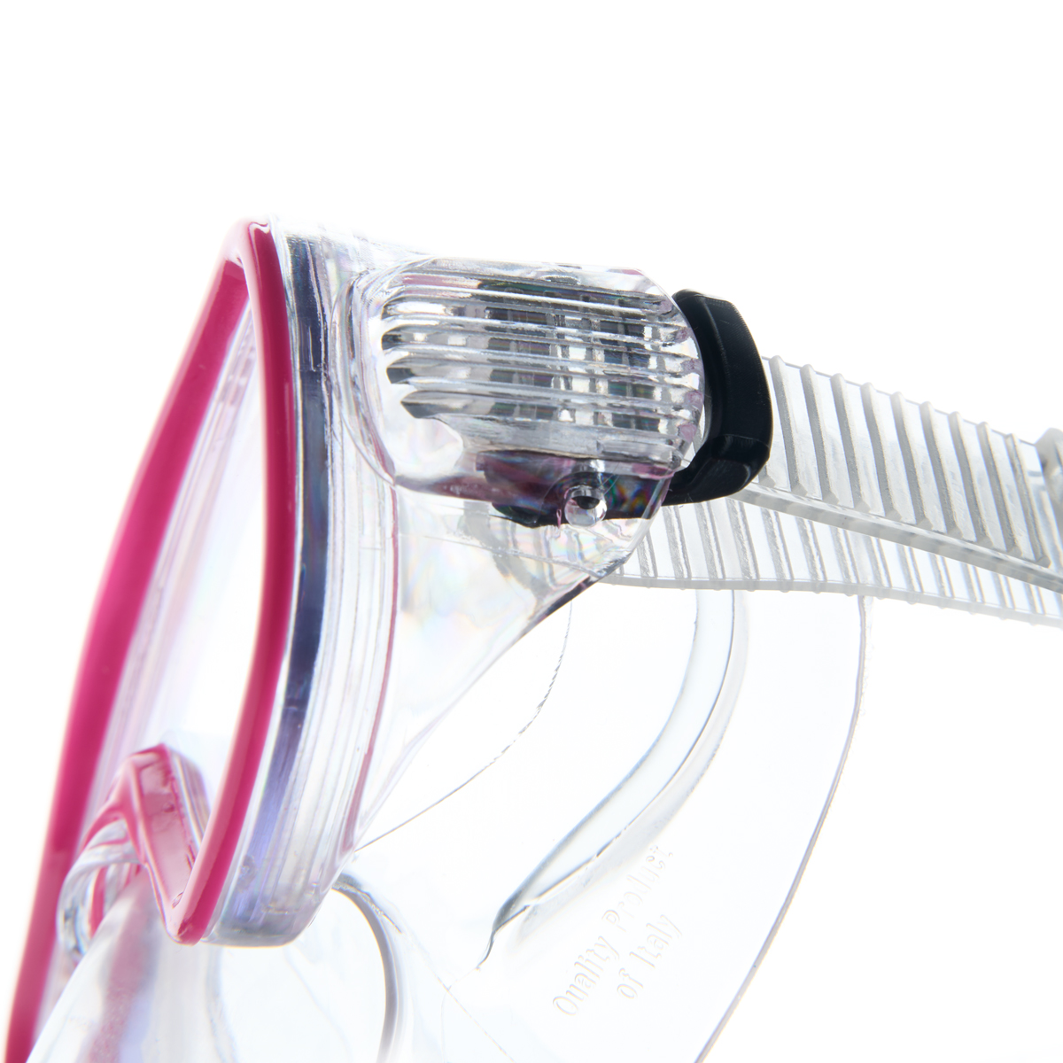 Маска для плавания SALVAS Domino Jr Mask, размер детский, Размер junior, Цвет Розовый