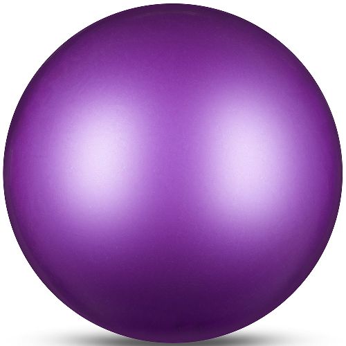 Мяч для художественной гимнастики  INDIGO IN367 диаметр 17 см, Цвет Фиолетовый