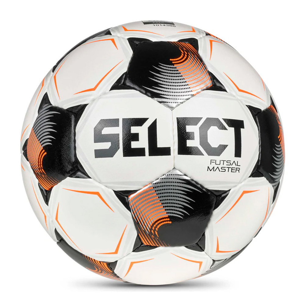 Мяч футзальный SELECT Futsal Master V26, Цвет Белый/Черный/Оранжевый