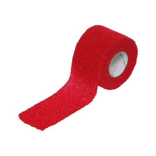 Лента-паутинка для хоккейной клюшки BLUE SPORT Powerflex Grip, Цвет Красный