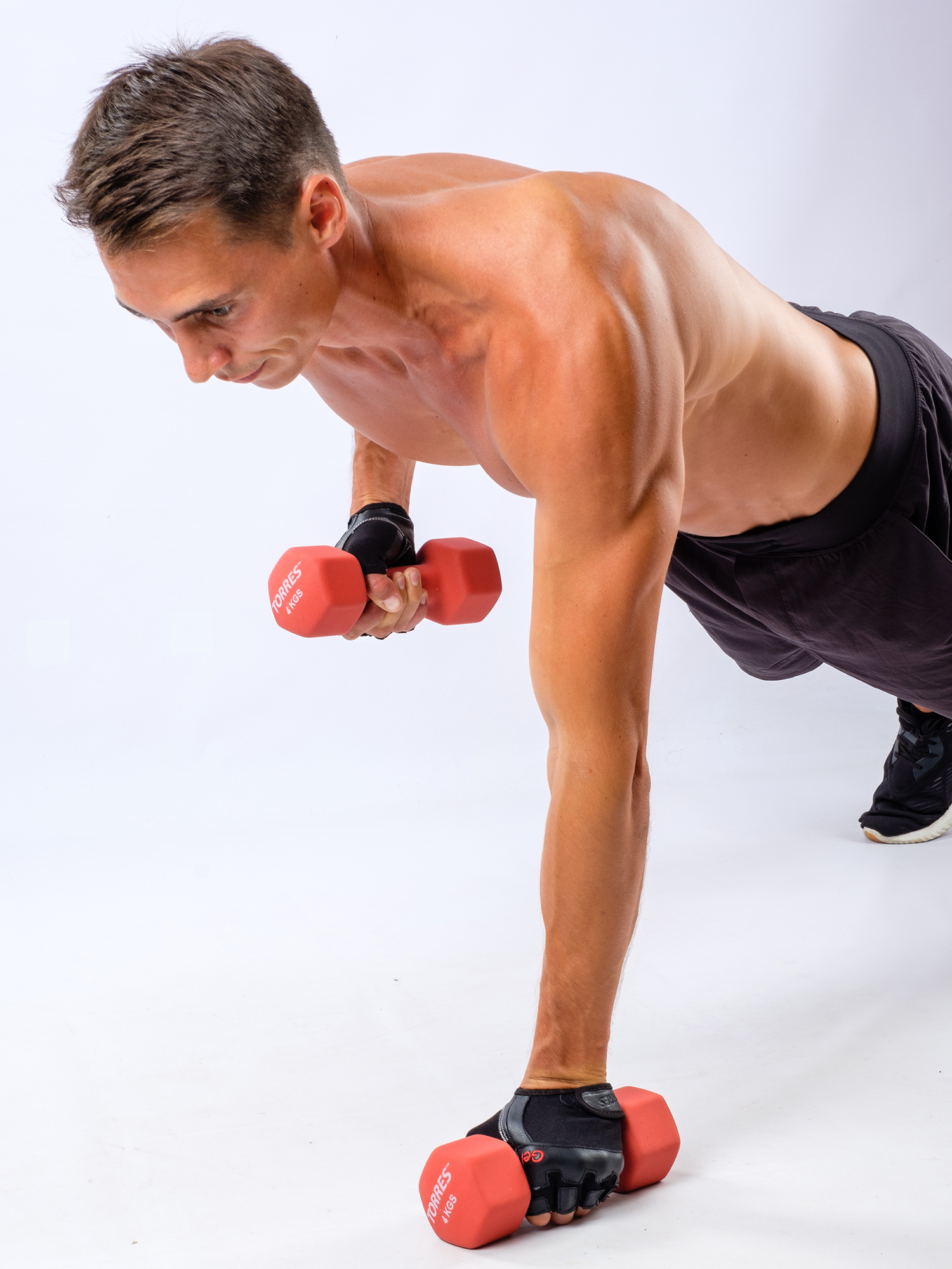 Перчатки для занятий спортом TORRES нейлон, натуральная кожа, Размер l