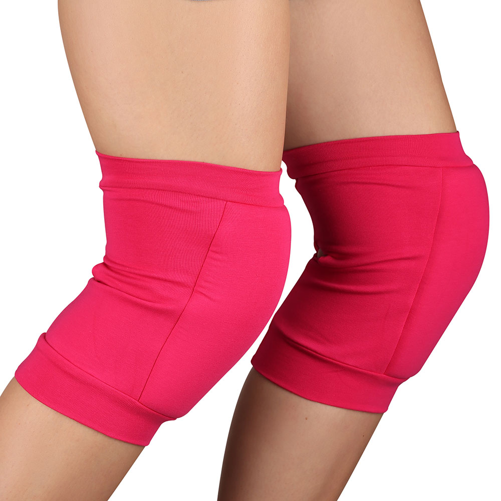 Наколенники для гимнастики и танцев INDIGO SM-113, Размер l, Цвет Фуксия