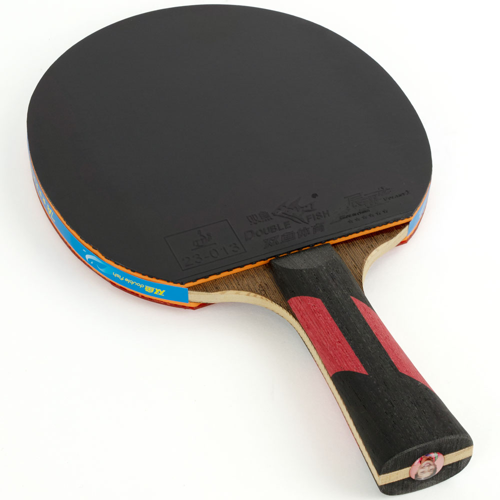Ракетка для настольного тенниса DOUBLE FISH 7A+C, профессиональная, ITTF Approved, + 2 мяча
