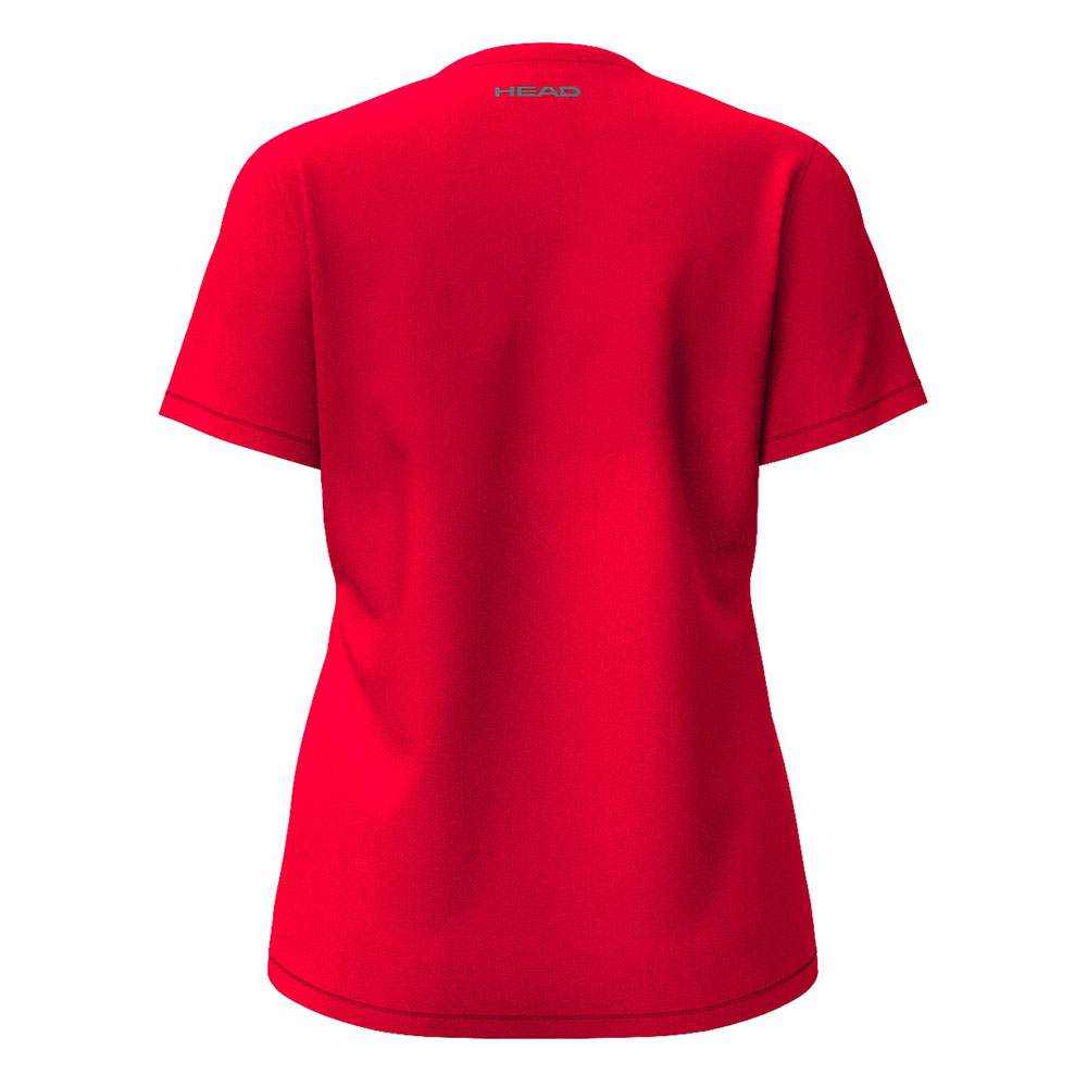 Футболка женская HEAD Club Original T-Shirt W, Размер l, Цвет Красный